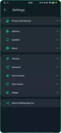 GBWhatsApp screenshot