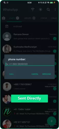 enter number